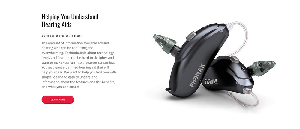 Simple honest hearing aid avice